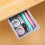 4 Pcs Hidden Bottom Storage Drawers Mini Drawers Adhesive 5