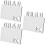 3Pcs Silver Blank Picture Frames Sublimation DIY Photo Holders 9