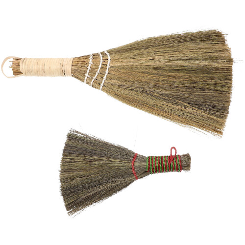 6Pcs Small Manual Cleaning Brooms Assorted Color Household Dusters 1