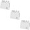 3Pcs Silver Blank Picture Frames Sublimation DIY Photo Holders 11