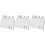 3Pcs Silver Blank Picture Frames Sublimation DIY Photo Holders 6