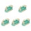 5Pcs Educational Green Train Toy for Kids with Floating Ball Design 2