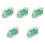 5Pcs Educational Green Train Toy for Kids with Floating Ball Design 3
