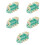 5Pcs Educational Green Train Toy for Kids with Floating Ball Design 7