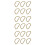 300 Pcs Semi-Circular D Ring Bags Ring D Ring Buckle D Buckle 8