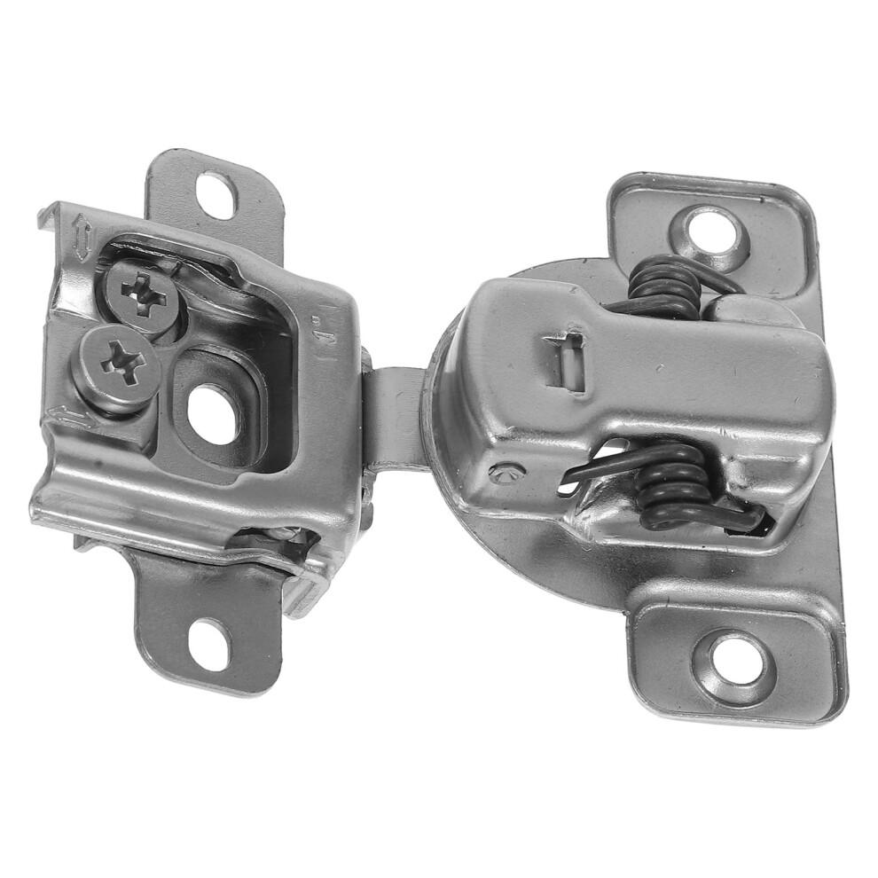 4Pcs Versatile Soft Close Silver Cabinet Door Hinges Steel Zinc Alloy 3593510833758