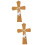 2Pcs Large Resin Cross Wall Decor Multi Colored Catholic Crucifix 7