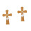 2Pcs Large Resin Cross Wall Decor Multi Colored Catholic Crucifix 4