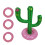 1 Set Cactus Throwing Ring Toddler Pvc Corn Outdoor 1