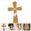 2Pcs Large Resin Cross Wall Decor Multi Colored Catholic Crucifix 8