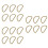300 Pcs Semi-Circular D Ring Bags Ring D Ring Buckle D Buckle 7