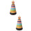 2 Sets Fun Recognition Toy Rainbow Ring Stacking Tower 8