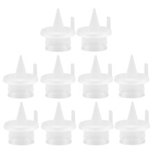 20Pcs White Silicone Breast Pump Parts Valves for Women Electric Use