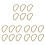 300 Pcs Semi-Circular D Ring Bags Ring D Ring Buckle D Buckle 2