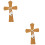2Pcs Large Resin Cross Wall Decor Multi Colored Catholic Crucifix 6
