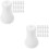 32 Pcs Blind Pull Cord Knobs Wood Tassels For Window Curtains 8