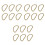 300 Pcs Semi-Circular D Ring Bags Ring D Ring Buckle D Buckle 3