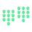 40 Pcs Decorative Wear-Resistant Lamp Covers For String Lights 6