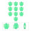 40 Pcs Decorative Wear-Resistant Lamp Covers For String Lights 11