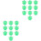 40 Pcs Decorative Wear-Resistant Lamp Covers For String Lights 5