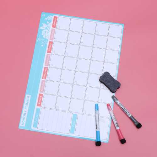 1Set Pet Magnetic Monthly Planner Whiteboard for Home Use 2