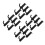 20Pcs Protective Plastic Headset Hanger Hook for Monitor Black 10