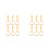 12Pcs Baby Pull Up Rings Light Yellow Soft Plastic Handles for Playpen 5