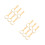 12Pcs Baby Pull Up Rings Light Yellow Soft Plastic Handles for Playpen 8