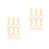 12Pcs Baby Pull Up Rings Light Yellow Soft Plastic Handles for Playpen 3