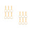 12Pcs Baby Pull Up Rings Light Yellow Soft Plastic Handles for Playpen 7