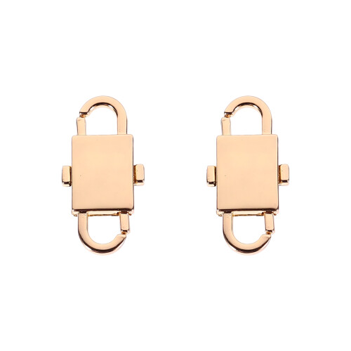 2 Pieces Bag Chain Extender Strap Adjuster Adjustable Alloy Buckles