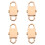 2 Pieces Bag Chain Extender Strap Adjuster Adjustable Alloy Buckles 5