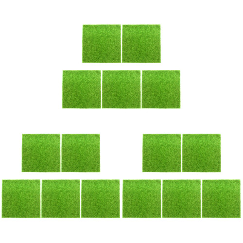 15 Pcs Artificial Moss Eco Bottle Grass Micro Landscape DIY Decor 1