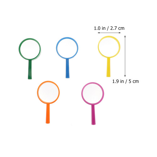 15Pcs Childrens And Elderly Handheld Magnifying Glass 25Mm 1