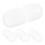 12Pcs Clear Plastic Empty Shells Refillable Candy Toy Storage Balls 1