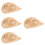 4Pcs Small Cowboy Hat Mini Straw Doll Hat For Diy 9