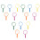 15Pcs Childrens And Elderly Handheld Magnifying Glass 25Mm 3