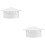 2Pcs PVC Chimney Caps Vent Rainproof Protector 8
