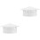 2Pcs PVC Chimney Caps Vent Rainproof Protector 5