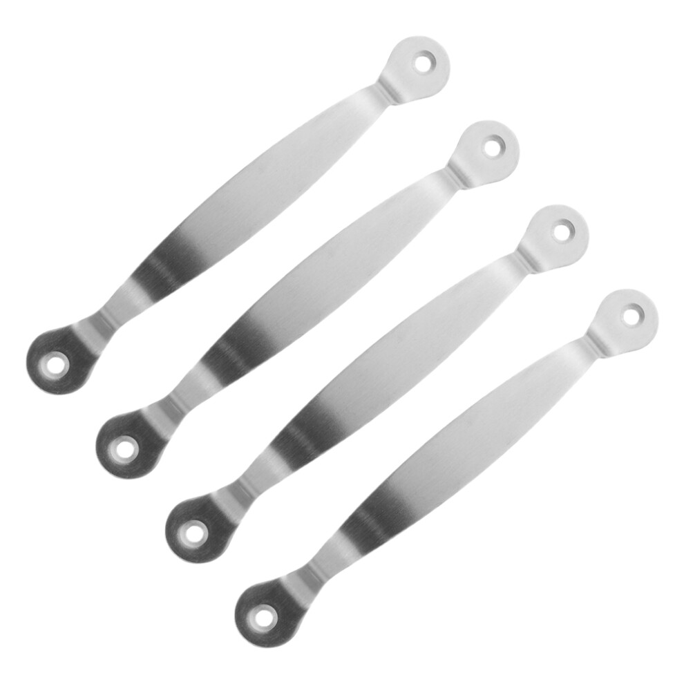 8Pcs Stainless Steel Drawer And Cabinet Handles Silver For Wardrobe 3594030921079
