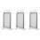 3Pcs Clear Acrylic Sign Stand for Menu and Paper Display Presentation 6