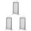3Pcs Clear Acrylic Sign Stand for Menu and Paper Display Presentation 4