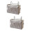 2 Pieces Storage Bag Organizer Bedding Organiser Bedside Hanging 7
