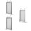3Pcs Clear Acrylic Sign Stand for Menu and Paper Display Presentation 9