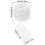 4Sets Easy Install Vertical Blind Chain Connectors and Weights White 10