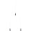 3Pcs Long Handle Black Resin Music Baton for Orchestra Conducting 2