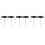 6Pcs Durable Carbon Steel Lace Pullers for Figure Skates Boots Black 10