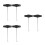 6Pcs Durable Carbon Steel Lace Pullers for Figure Skates Boots Black 9