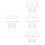 4Pcs Punch-Free Floating Shelf Transparent Acrylic Wall Mount Rack 8
