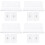 4Pcs Punch-Free Floating Shelf Transparent Acrylic Wall Mount Rack 7